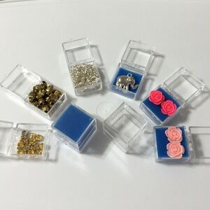50 Clear Boxes 1 x 1 x 1 inch